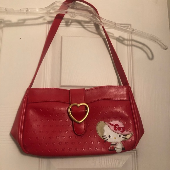 red hello kitty purse